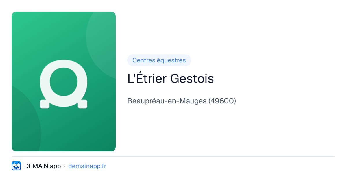L'Étrier Gestois — Beaupréau-en-Mauges