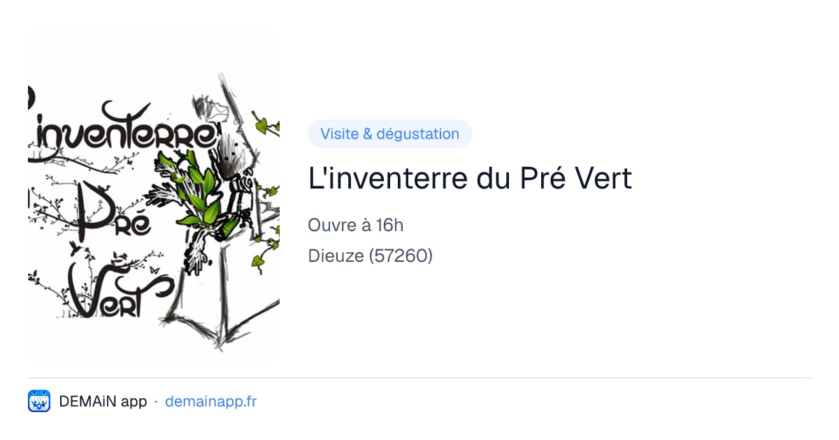 L'inventerre du Pré Vert — Dieuze
