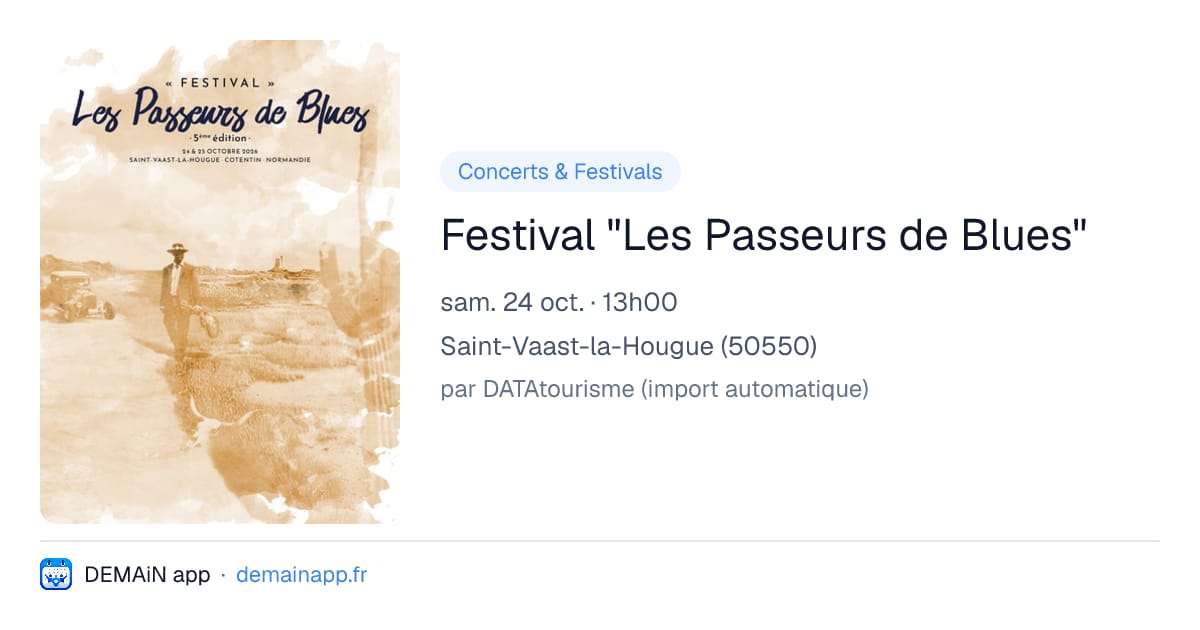 Festival "Les Passeurs de Blues" — Saint-Vaast-la-Hougue