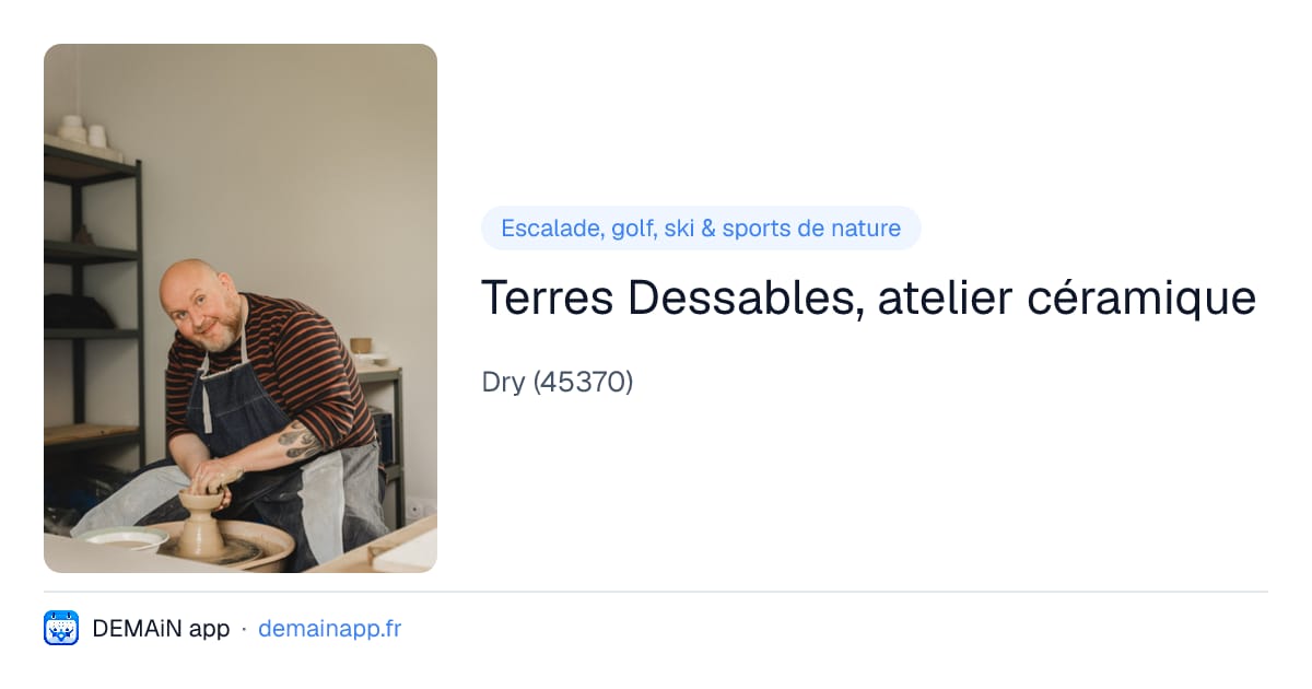 Terres Dessables, atelier céramique — Dry