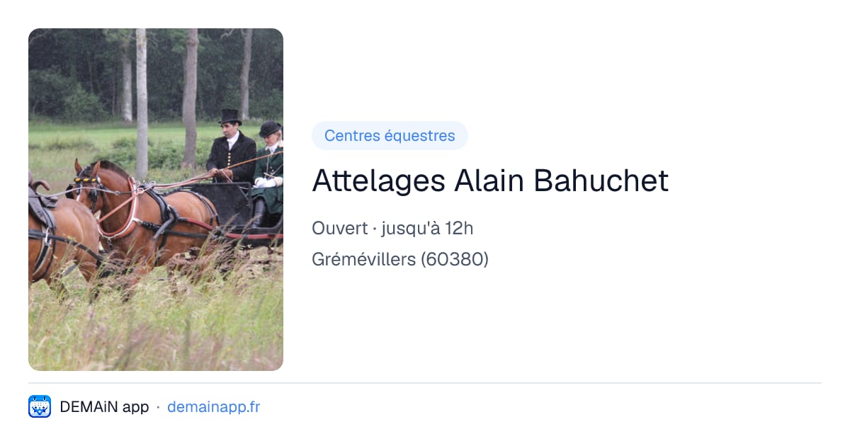 Attelages Alain Bahuchet — Grémévillers