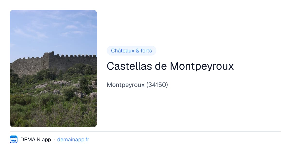 Castellas de Montpeyroux — Montpeyroux