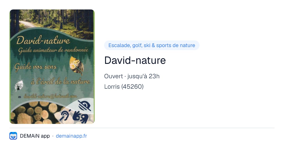 David-nature — Lorris