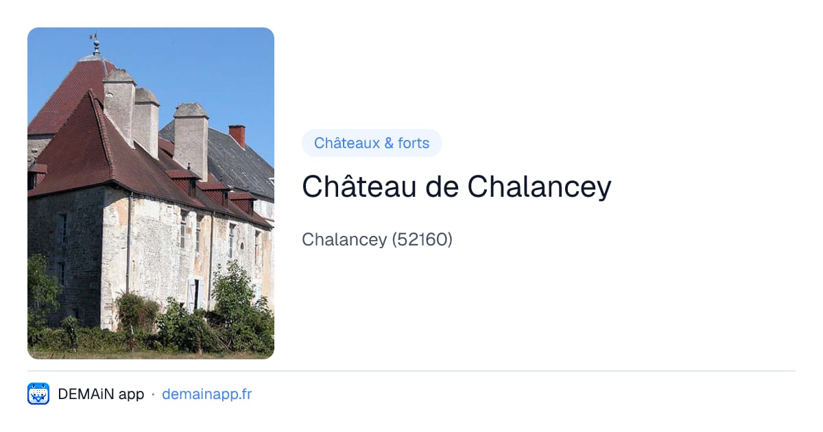 Château de Chalancey — Chalancey