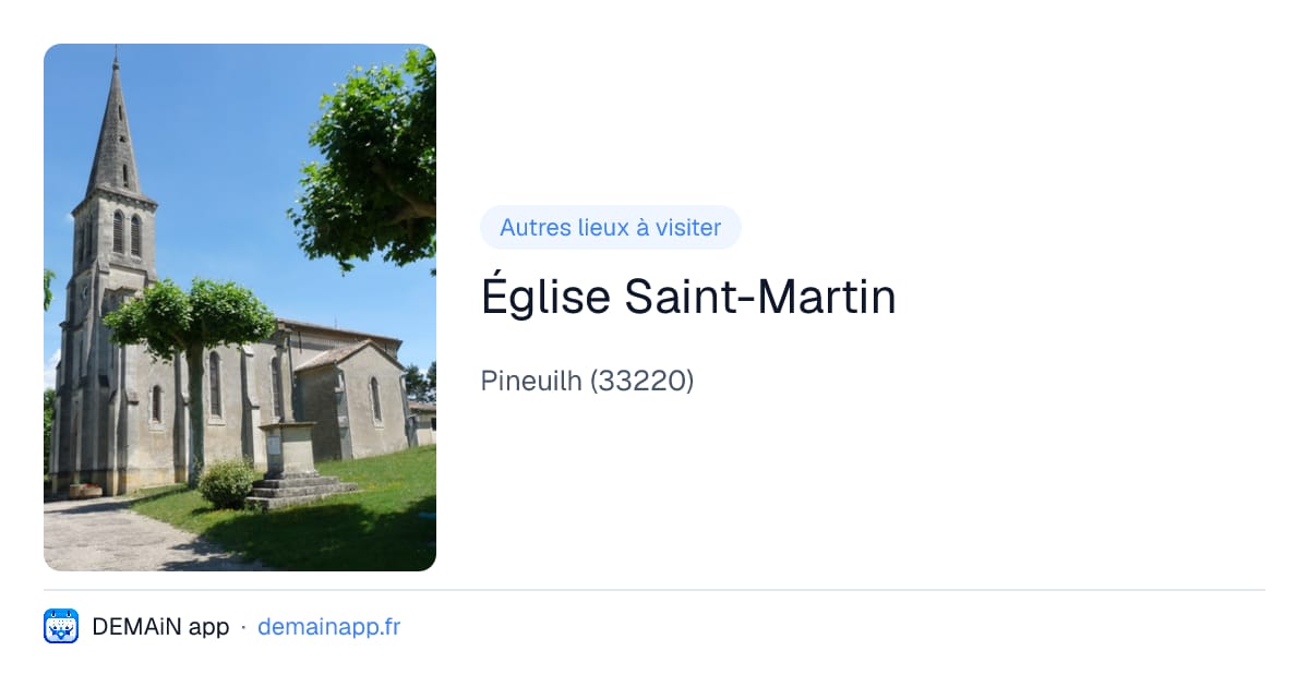 Église Saint-Martin — Pineuilh