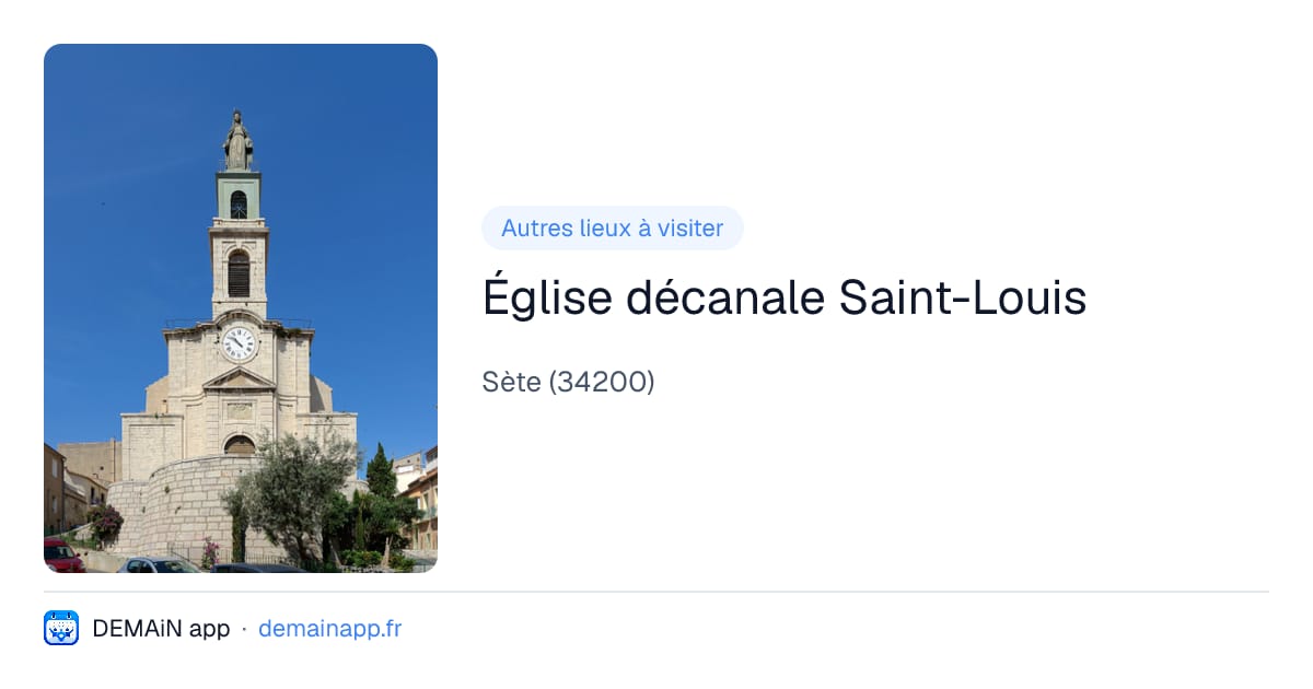 Église décanale Saint-Louis — Sète