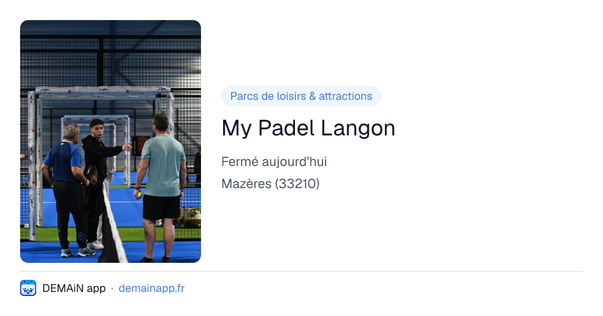 My Padel Langon — Mazères
