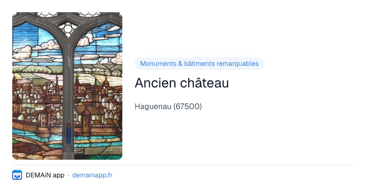 Ancien château — Haguenau