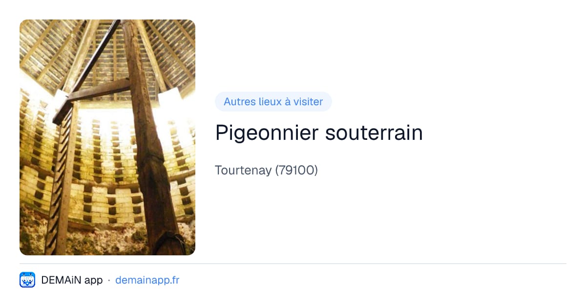 Pigeonnier souterrain — Tourtenay