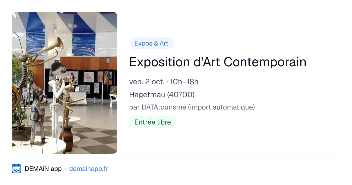 Exposition d'Art Contemporain — Hagetmau