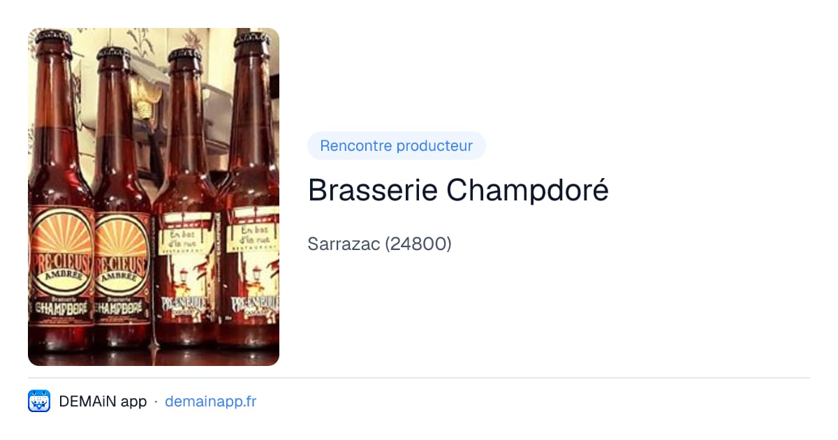 Brasserie Champdoré — Sarrazac