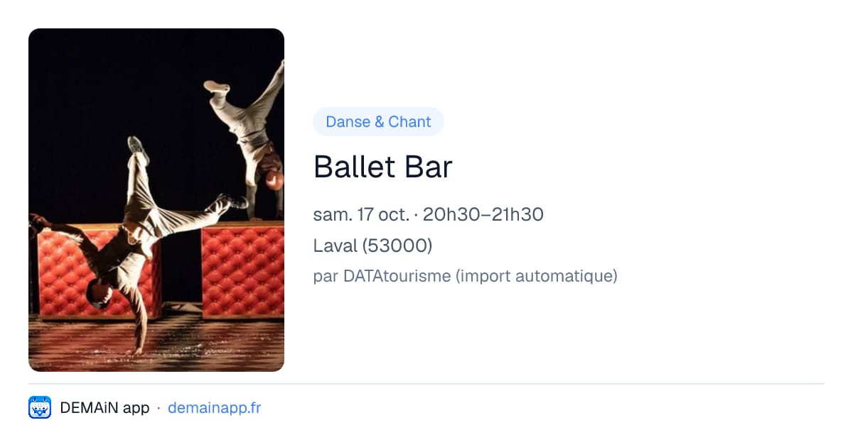 Ballet Bar — Laval