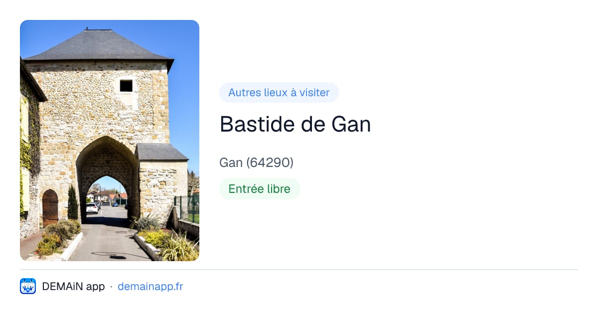 Bastide de Gan — Gan