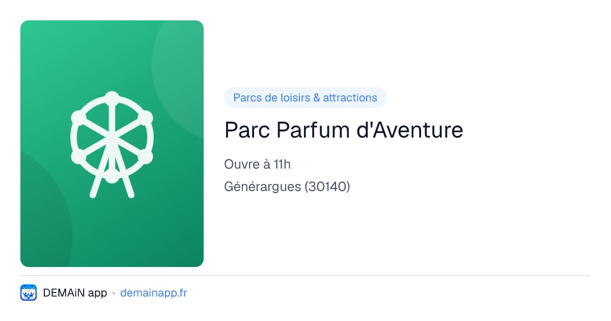 Parc Parfum d'Aventure — Générargues