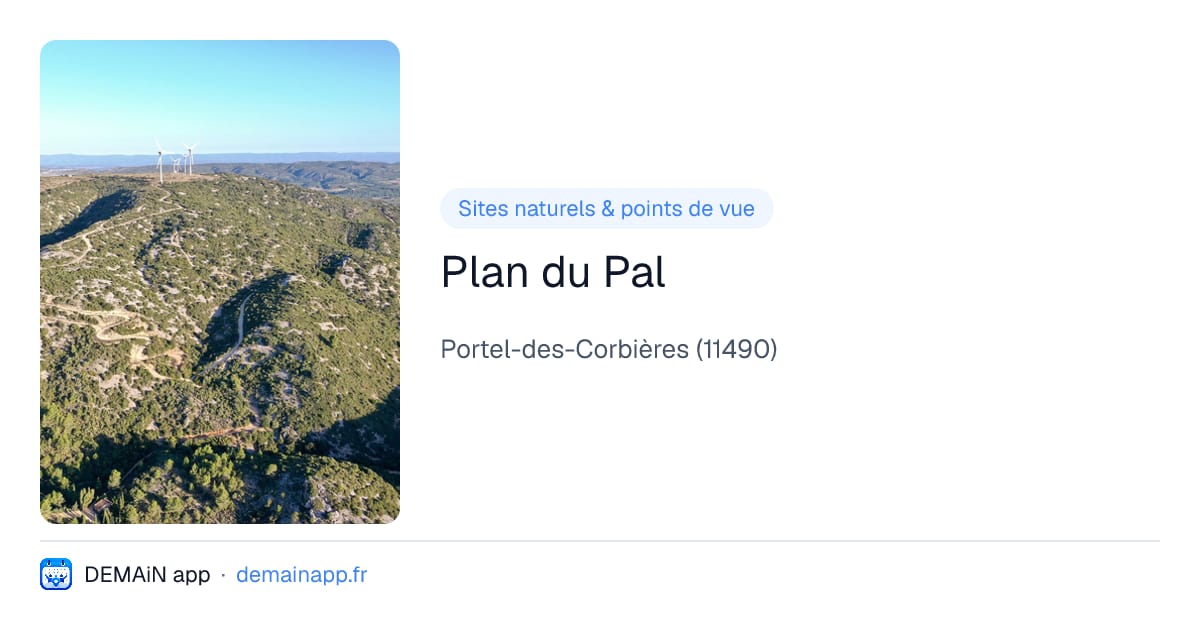 Plan du Pal — Portel-des-Corbières