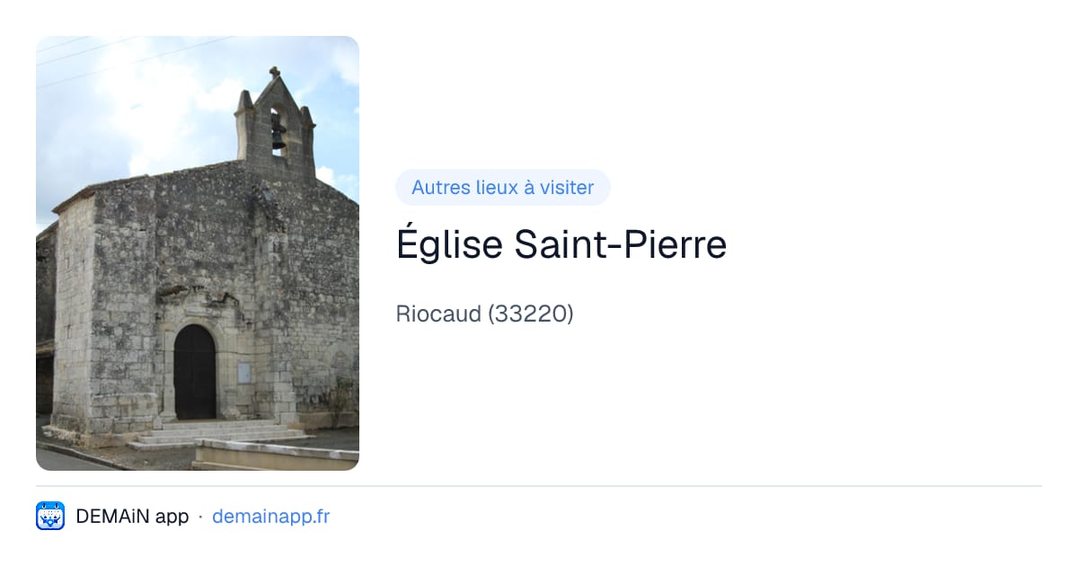 Église Saint-Pierre — Riocaud