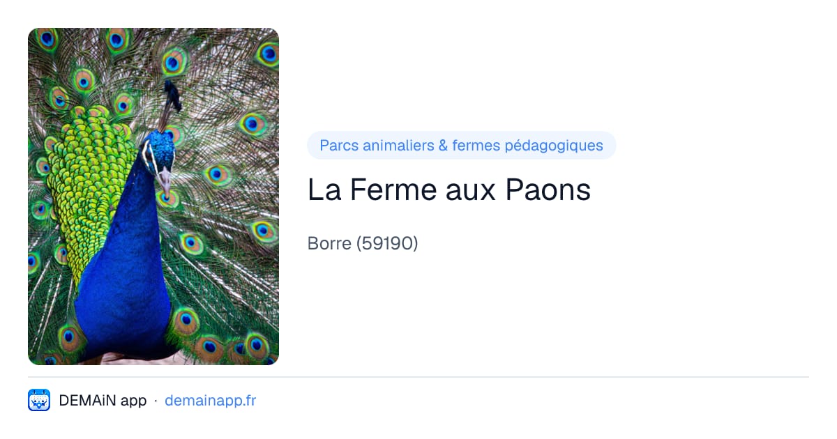 La Ferme aux Paons — Borre
