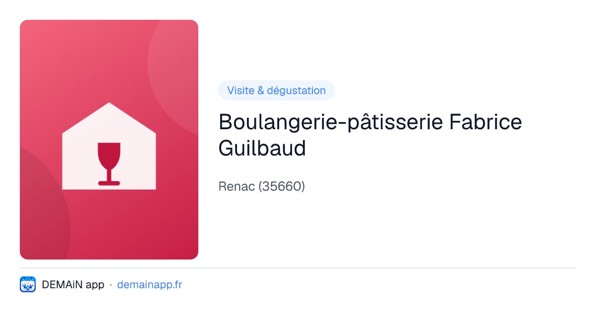 Boulangerie-pâtisserie Fabrice Guilbaud — Renac