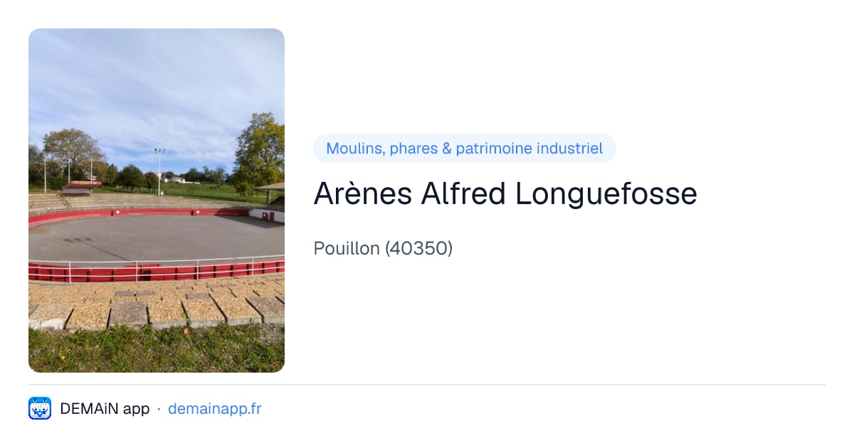 Arènes Alfred Longuefosse — Pouillon