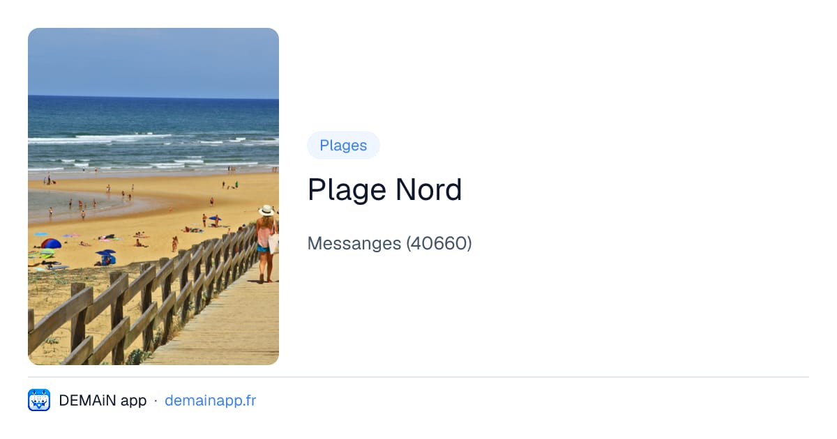 Plage Nord — Messanges