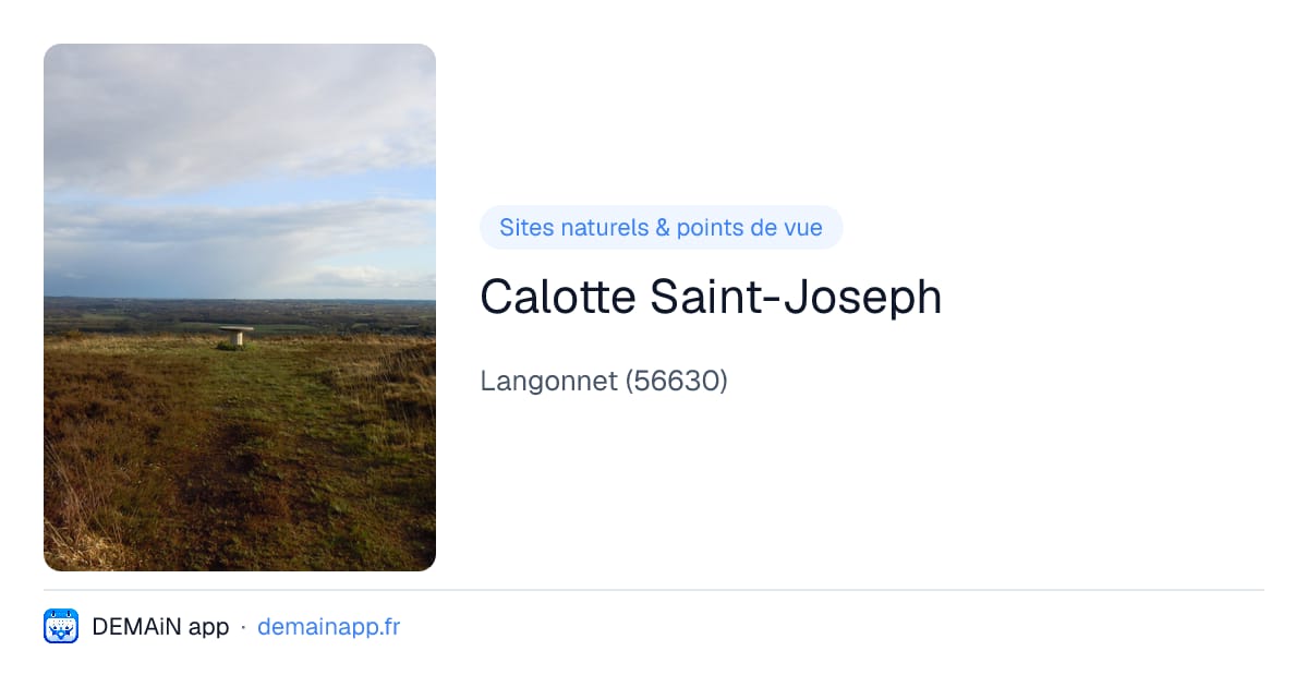 Calotte Saint-Joseph — Langonnet