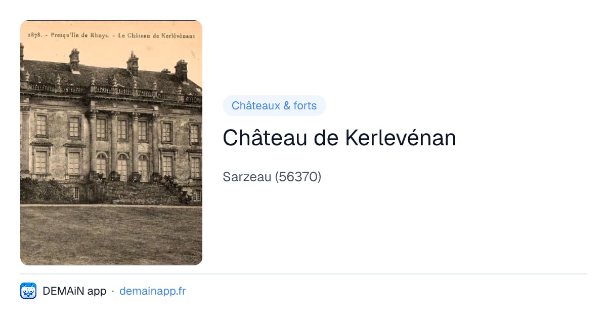 Château de Kerlevénan — Sarzeau