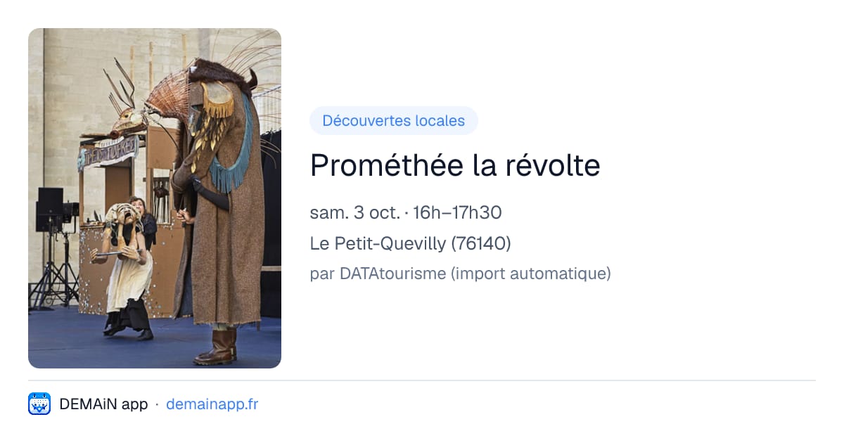 Prométhée la révolte — Le Petit-Quevilly