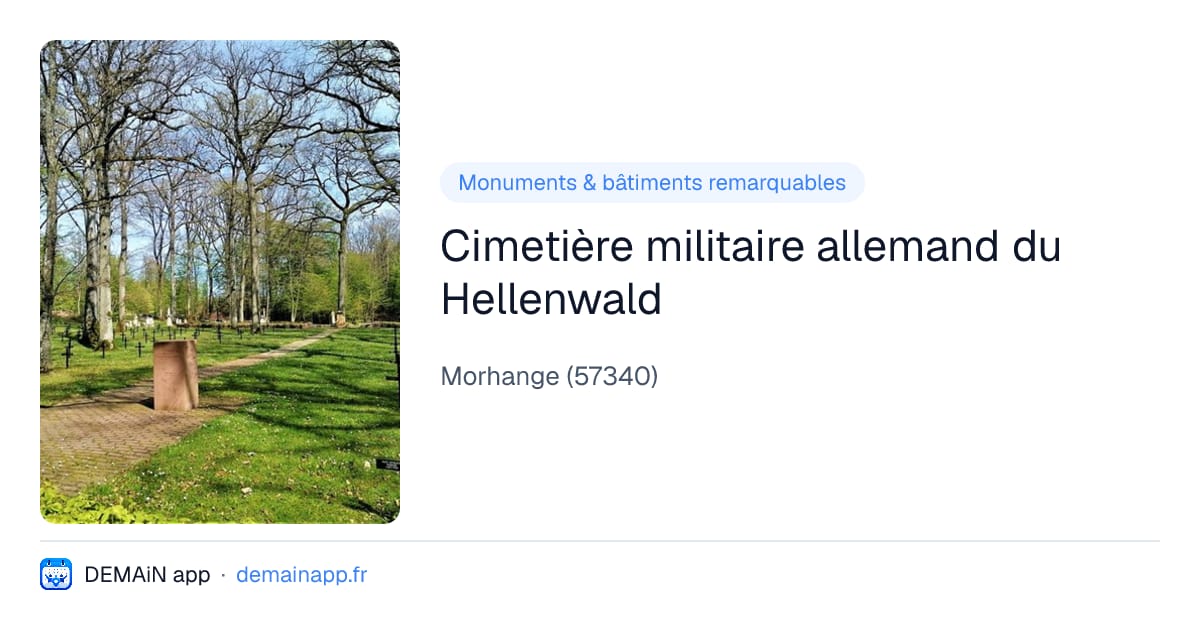Cimetière militaire allemand du Hellenwald — Morhange