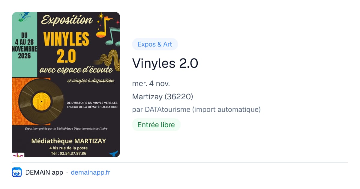 Vinyles 2.0 — Martizay