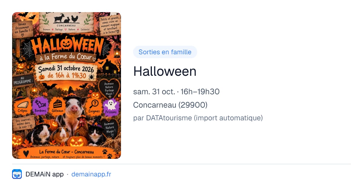 Halloween — Concarneau