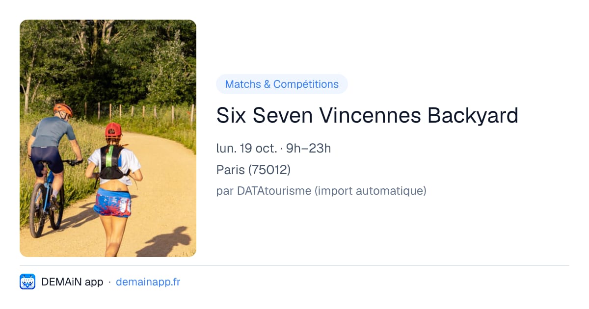 Six Seven Vincennes Backyard — Paris