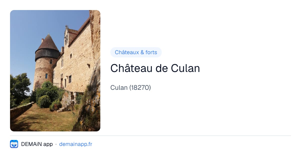 Château de Culan — Culan