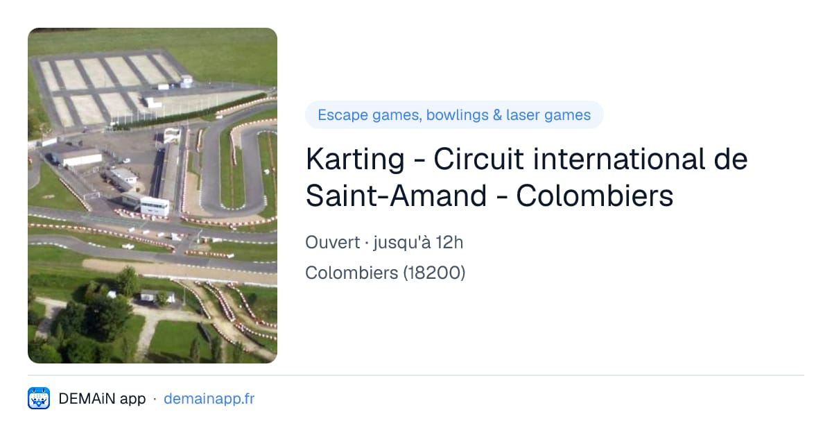 Karting - Circuit international de Saint-Amand - Colombiers — Colombiers