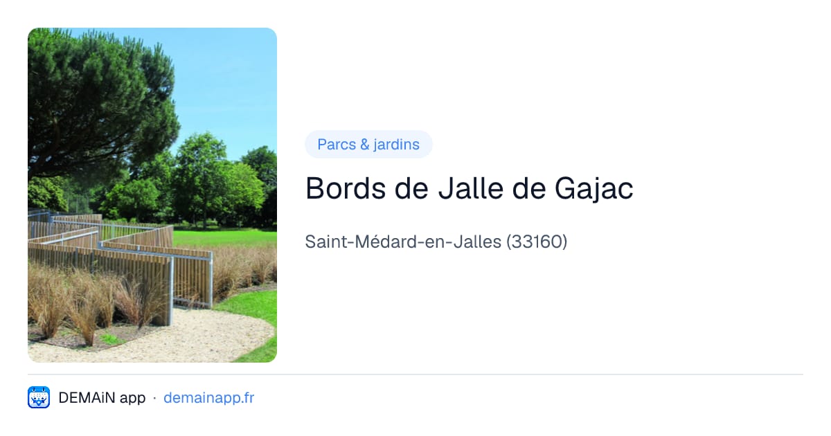 Bords de Jalle de Gajac — Saint-Médard-en-Jalles