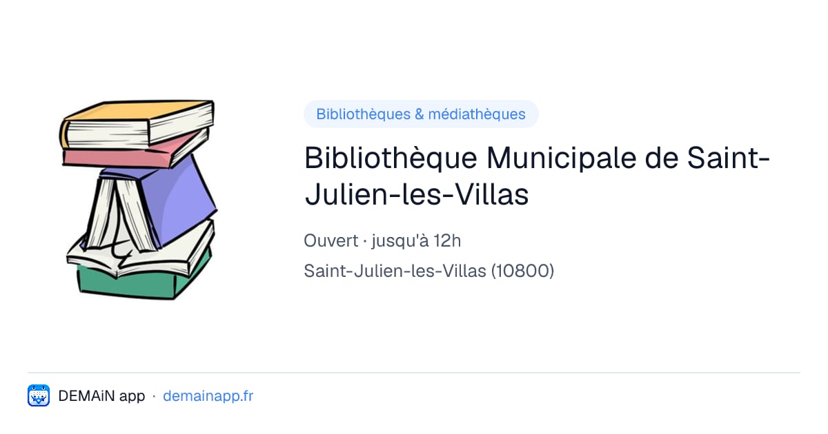 Bibliothèque Municipale de Saint-Julien-les-Villas — Saint-Julien-les-Villas