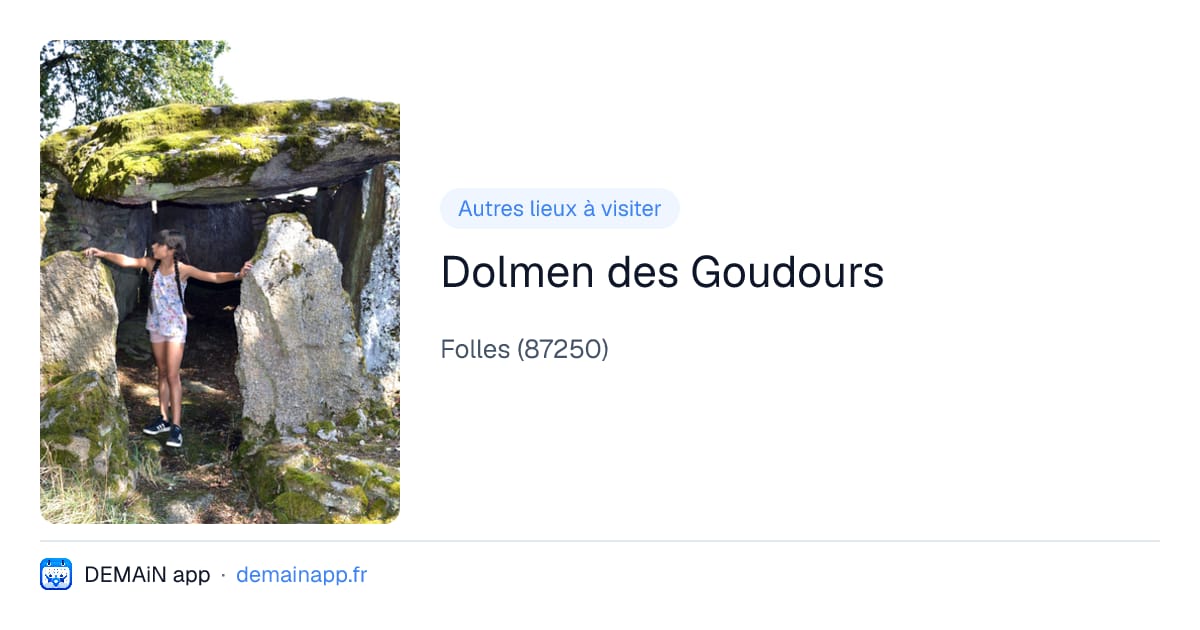 Dolmen des Goudours — Folles