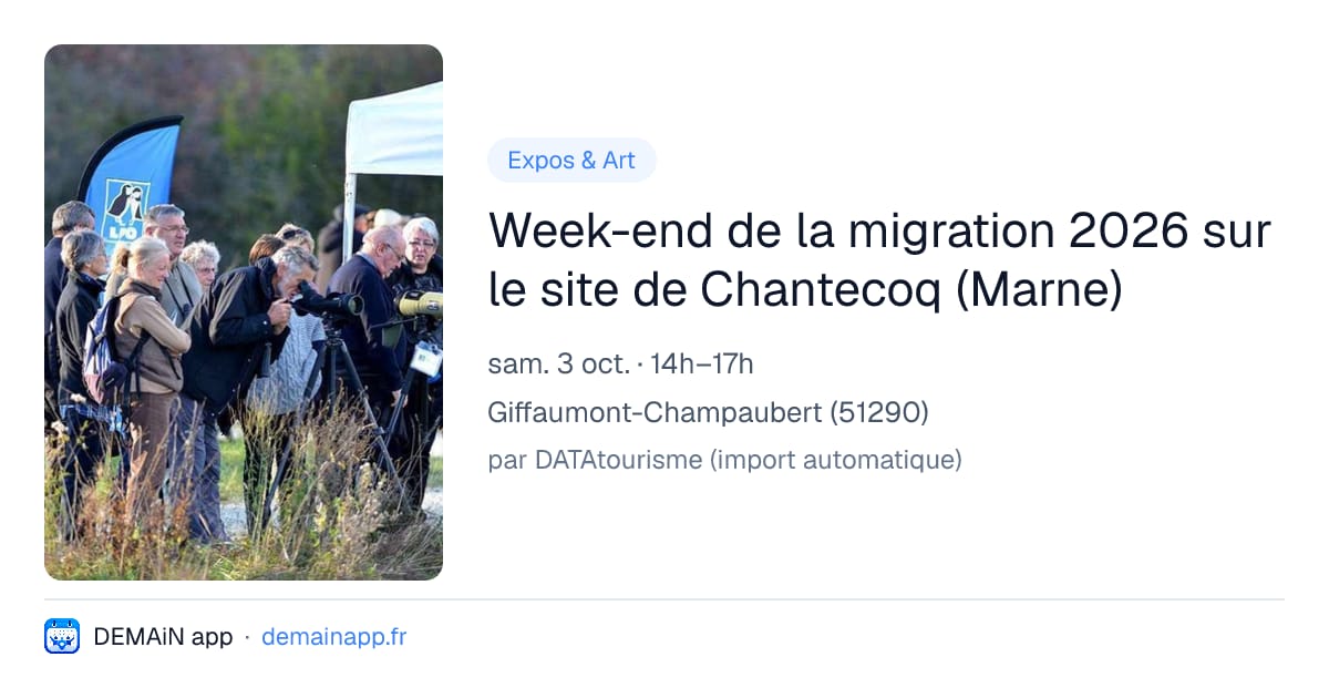 Week-end de la migration 2026 sur le site de Chantecoq (Marne) — Giffaumont-Champaubert