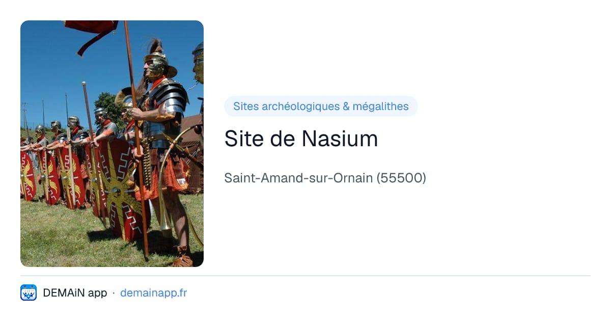 Site de Nasium — Saint-Amand-sur-Ornain