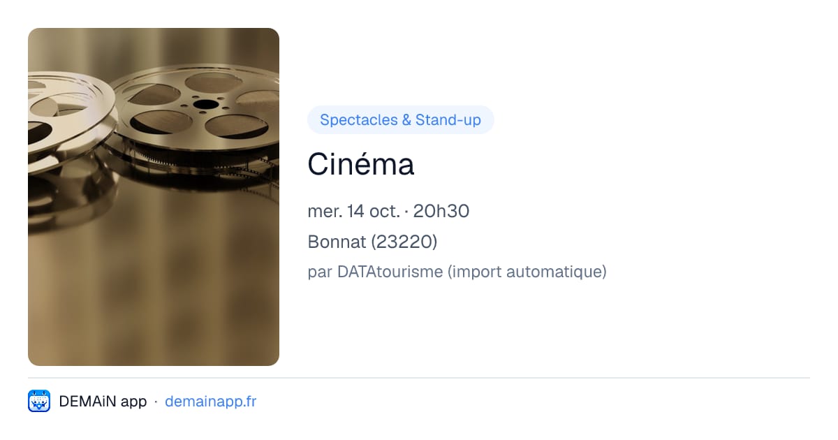 Cinéma — Bonnat