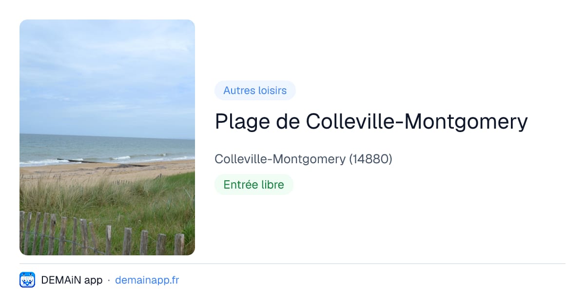 Plage de Colleville-Montgomery — Colleville-Montgomery