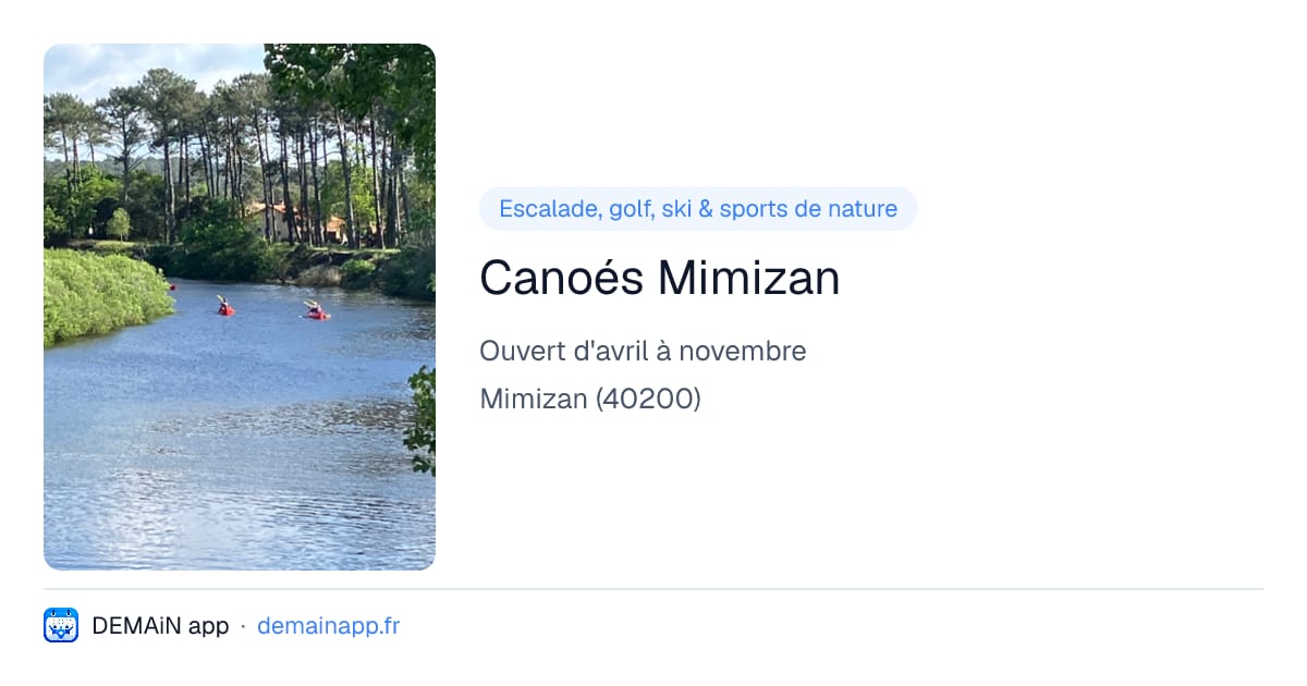 Canoés Mimizan — Mimizan