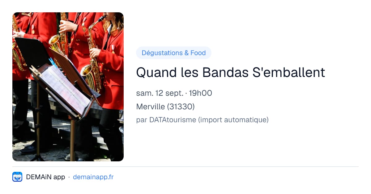 Quand les Bandas S'emballent — Merville