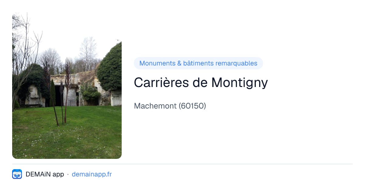 Carrières de Montigny — Machemont
