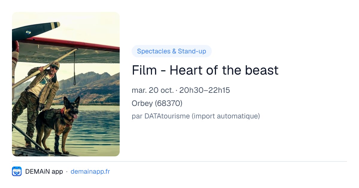 Film - Heart of the beast — Orbey
