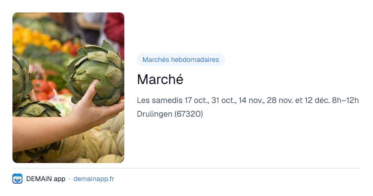 Marché — Drulingen