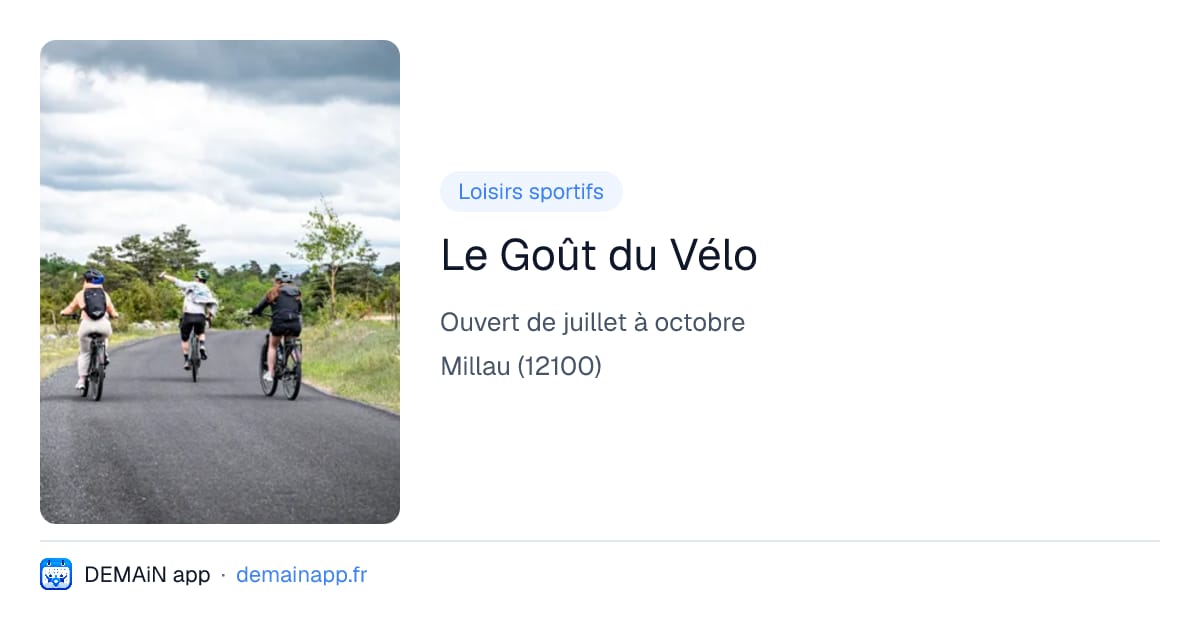 Le Goût du Vélo — Millau