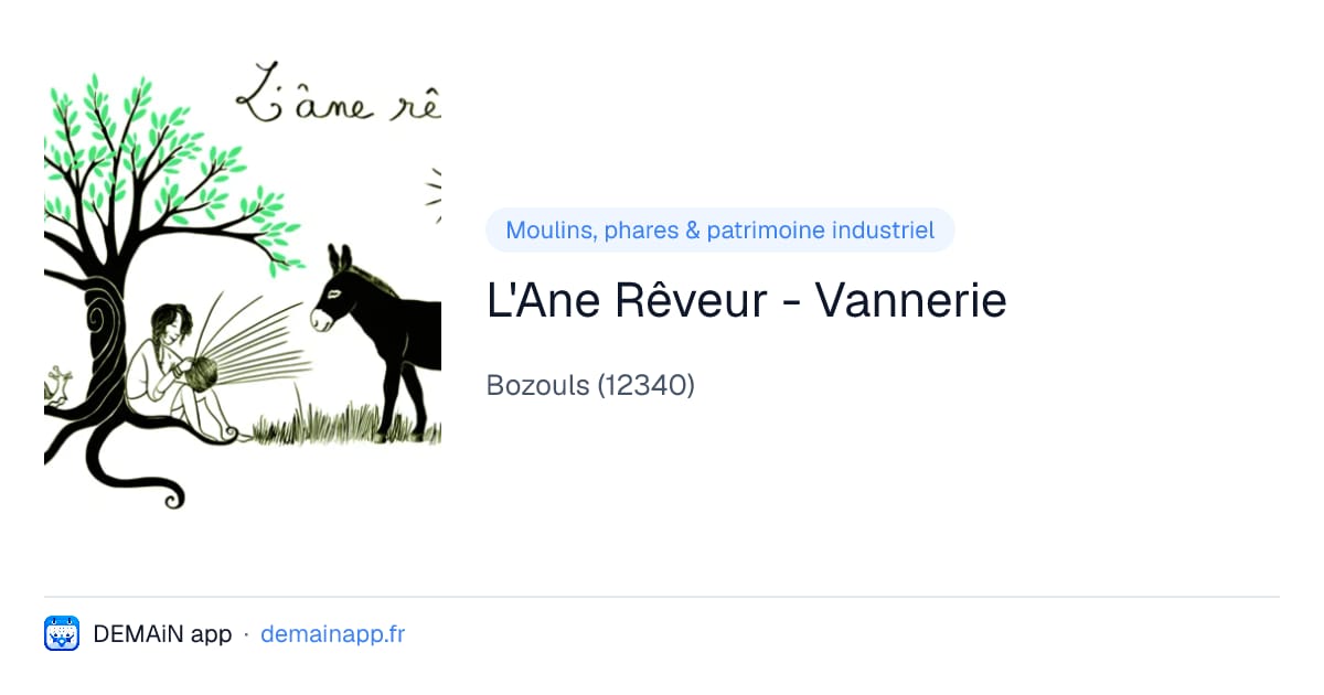 L'Ane Rêveur - Vannerie — Bozouls