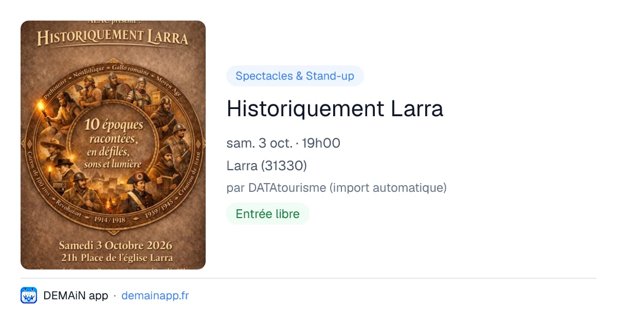 Historiquement Larra — Larra