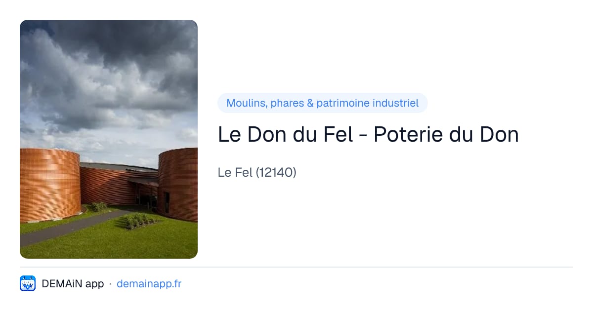 Le Don du Fel - Poterie du Don — Le Fel