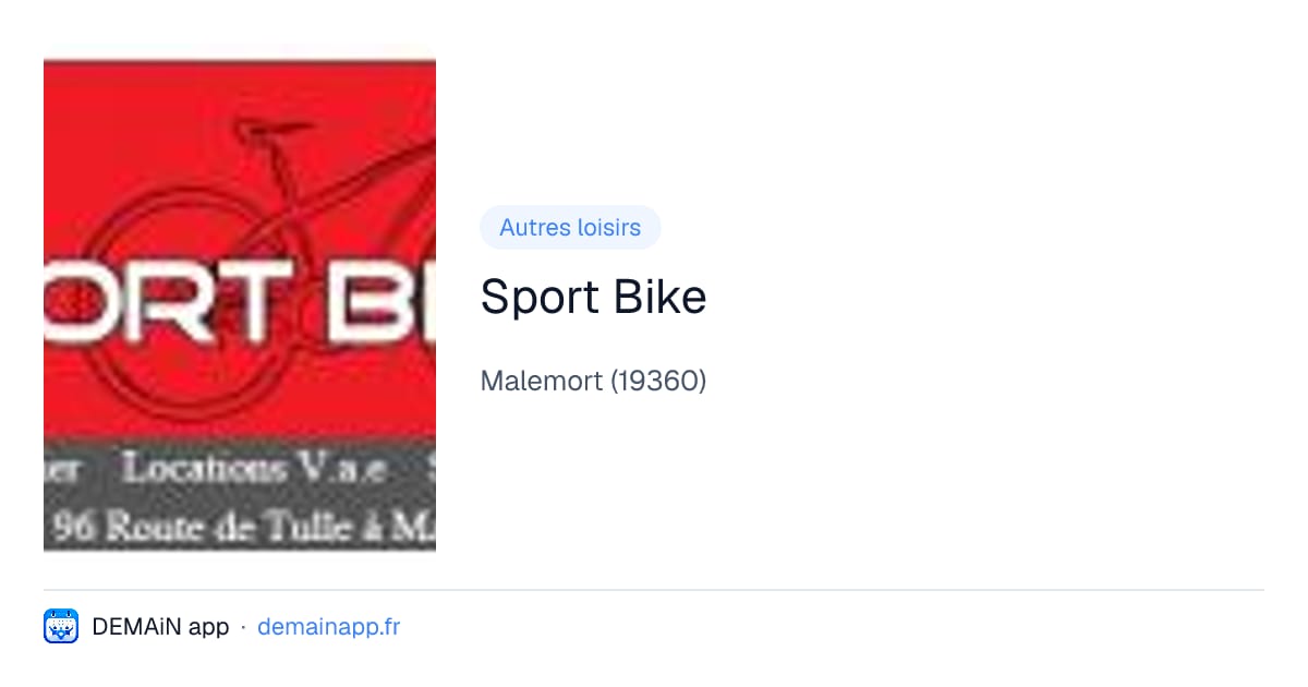 Sport Bike — Malemort